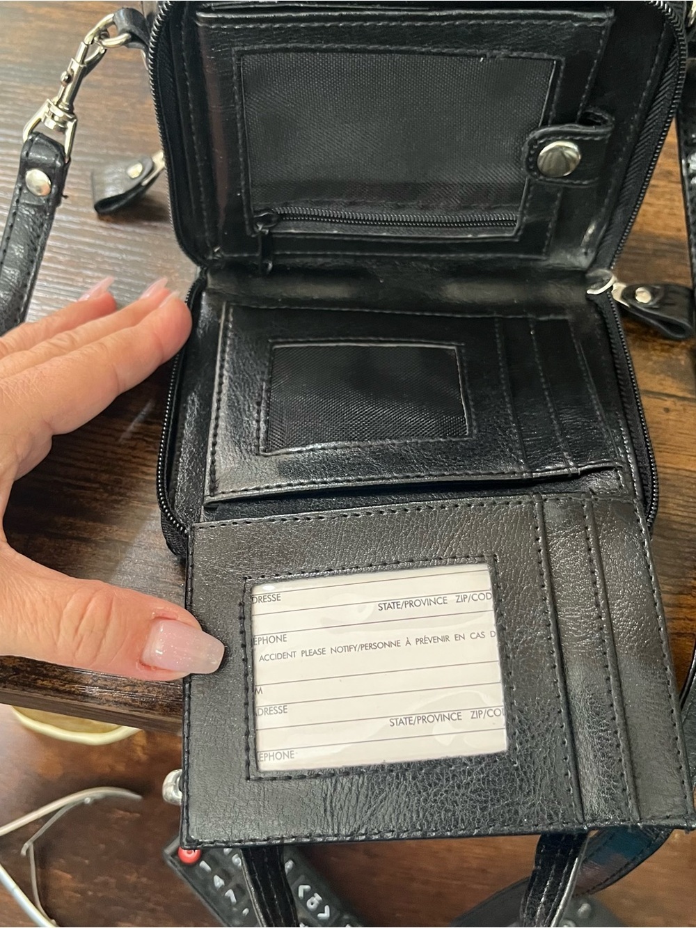 🖤 VINTAGE Brighton Black Croc-Embossed Leather Mini Box Crossbody Bag 🖤 - Picture 11 of 12